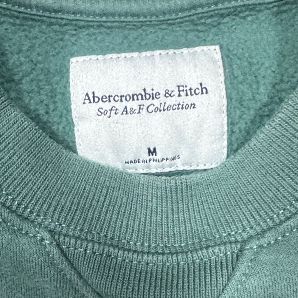 Abercrombie & Fitch GAME DAY Sunday Crewneck - Mint Green - Picture 2 of 9